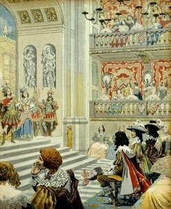 Histoire de France : Représentation au théâtre du palais cardinal (aujourd