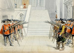 Histoire de France : La garde du cardinal Richelieu (Armand Jean du Plessis) - Maurice Leloir