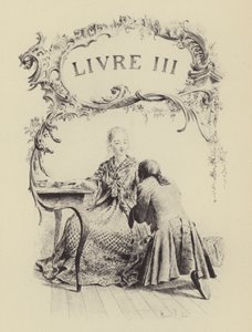 Illustration pour le Livre III des Confessions de Jean-Jacques Rousseau