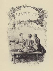 Illustration pour le Livre IV des Confessions de Jean-Jacques Rousseau