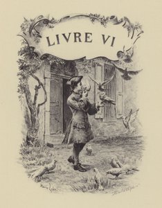 Illustration pour le Livre VI des Confessions de Jean-Jacques Rousseau