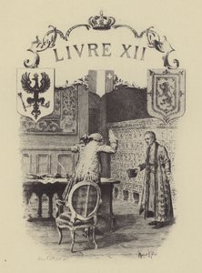 Illustration pour le Livre XII des Confessions de Jean-Jacques Rousseau - Maurice Leloir