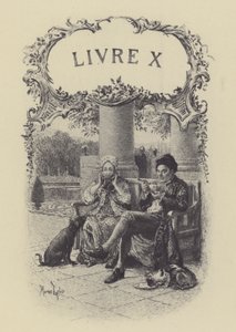 Illustration pour le Livre X des Confessions de Jean-Jacques Rousseau