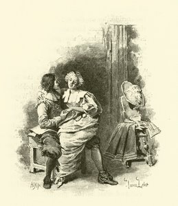 Illustration pour Les Trois Mousquetaires - Maurice Leloir
