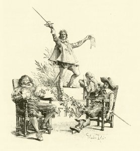 Illustration pour Les Trois Mousquetaires - Maurice Leloir