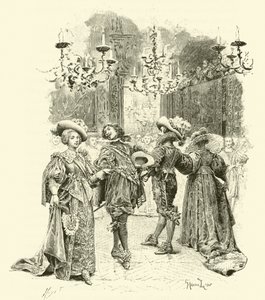 Illustration des Trois Mousquetaires - Maurice Leloir