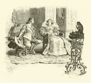 Illustration pour « Les Trois Mousquetaires » (gravure)