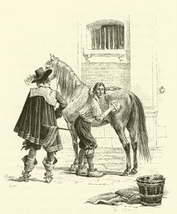 Illustration pour Les Trois Mousquetaires - Maurice Leloir