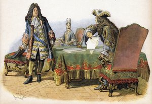 Insulte de Louis XIV dit le Roi-Soleil - Maurice Leloir