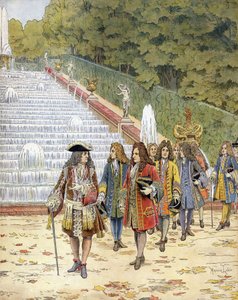 Louis XIV, connu sous le nom de Roi-Soleil - Maurice Leloir