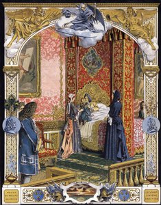 Présenté par sa gouvernante, Madame de Ventadour (Charlotte de la Mothe Houdancourt) - Maurice Leloir