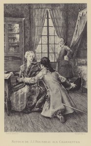 Retour de Jean-Jacques Rousseau aux Charmettes - Maurice Leloir