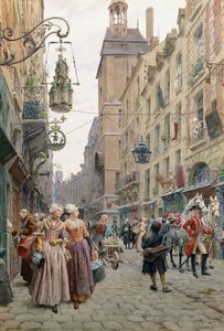 La Rue Animée - Maurice Leloir