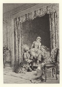 La tentation - Maurice Leloir