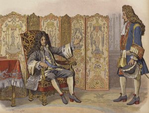 Visite de Villars à Louis XIV à Marly