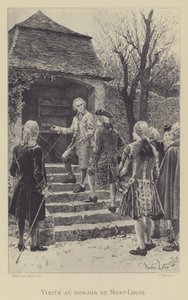 Visite au donjon de Mont-Louis - Maurice Leloir