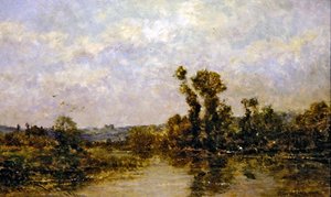 Petit bras de la Seine à Etiolles