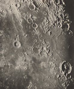 Photographie Lunaire Capuanus - Bouillaud - Gassendi, 1896 - Maurice Loewy