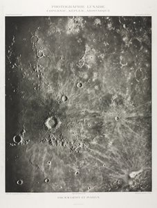 Photographie Lunaire: Copernic-Képler-Aristarique, 1896 - Maurice Loewy