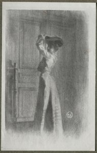 Femme à la mode, vers 1900 - Maurice Louis Henri Neumont