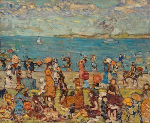 Scène de plage - Maurice Prendergast