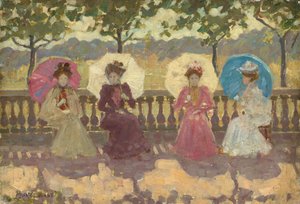 Dans le parc, Paris - Maurice Brazil Prendergast
