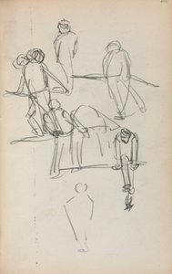 Carnet de croquis italien : Figures (page 200) - Maurice Prendergast