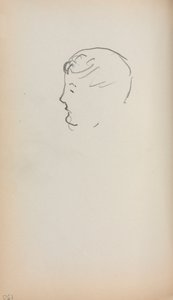 Carnet de croquis italien : Tête d