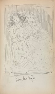 Carnet de croquis italien : La femme de Levuk (page 170) - Maurice Prendergast
