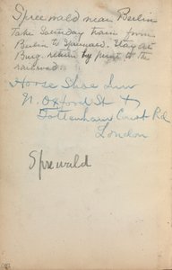 Carnet de croquis italien : Notes (page 260) - Maurice Prendergast