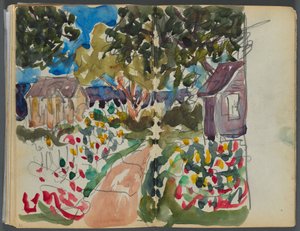 Sketchbook- The Granite Shore Hotel, Rockport, page 016 17 : Maisons et jardins
