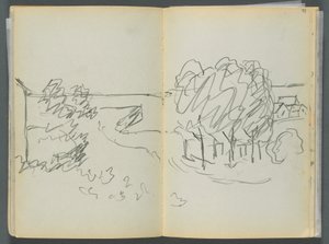 Sketchbook- The Granite Shore Hotel, Rockport, page 072  73 : Vue de la ville
