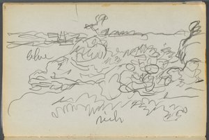Sketchbook- The Granite Shore Hotel, Rockport, page 121 : Shore - Maurice Prendergast