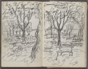 Carnet de croquis, The Dells, N° 127, page 008  9 : Paysage
