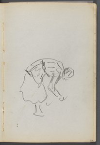 Sketchbook, The Dells, N° 127, page 089 : Figure de flexion - Maurice Prendergast