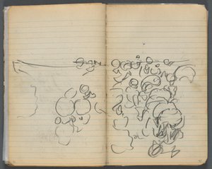 Sketchbook, page 042  43 : Vue de la plage