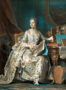 Portrait de la Marquise de Pompadour 1721-1764 - Maurice Quentin de La Tour