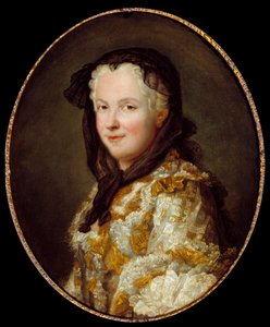 Portrait de Marie Lesczinska (Lesczynska) (1703-1768) Reine de France - Maurice Quentin de La Tour