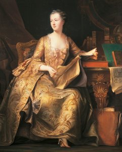 Portrait de la Marquise de Pompadour, vers 1755