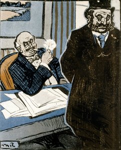 Caricature dans L