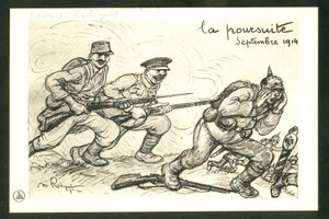 Carte postale, satirique en N & B