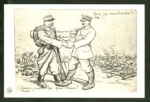 Carte postale, satirique en N & B