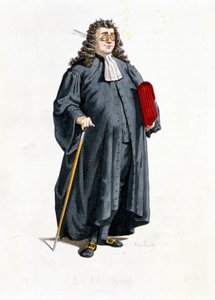 Le Notaire dans «Masques et bouffons» (comédie italienne), texte et dessins de Maurice Sand, gravures de A. Manceau, préface de Georges Sand, Paris, Michel Lévy Frères - Maurice Sand