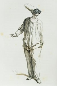 Pulcinella en 1800, par Maurice Sand (1823-1889) - Maurice Sand