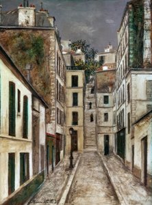 Le passage Cottin - Maurice Utrillo