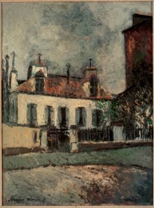 Vorstadt von Paris von Maurice Utrillo