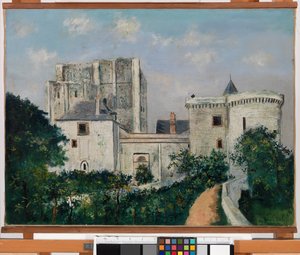 Forteresse (huile sur toile) - Maurice Utrillo