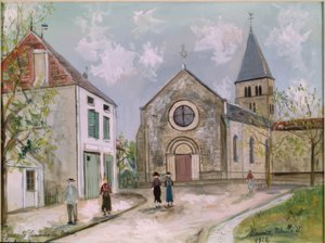 Église de Simandre - Maurice Utrillo