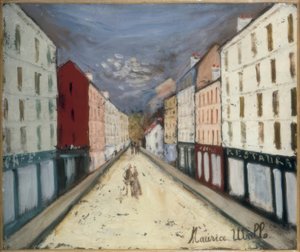 Rue de Paris - Maurice Utrillo