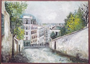 Rue du Mont-Cenis, Montmartre - Maurice Utrillo